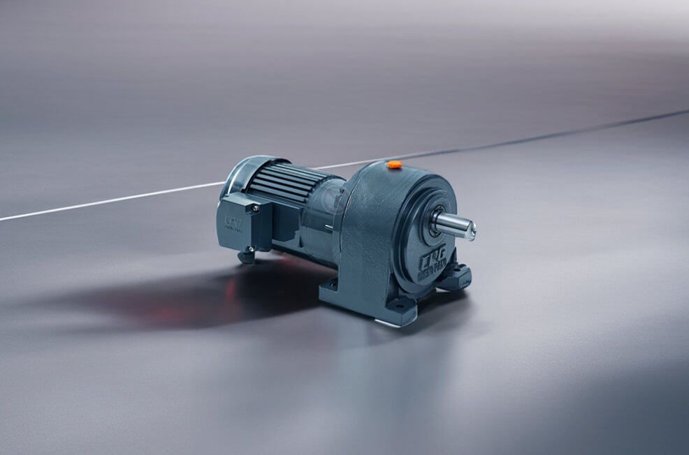 卧式高速比附三相缩框铝-铁壳（刹车）马达减速机